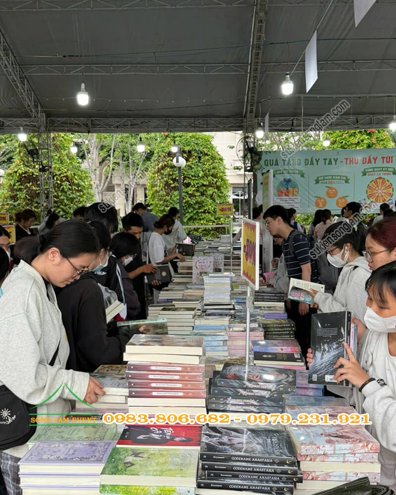 Cho thuê nhà bạt tổ chức hội sách 2025 tại Gò Vấp TPHCM