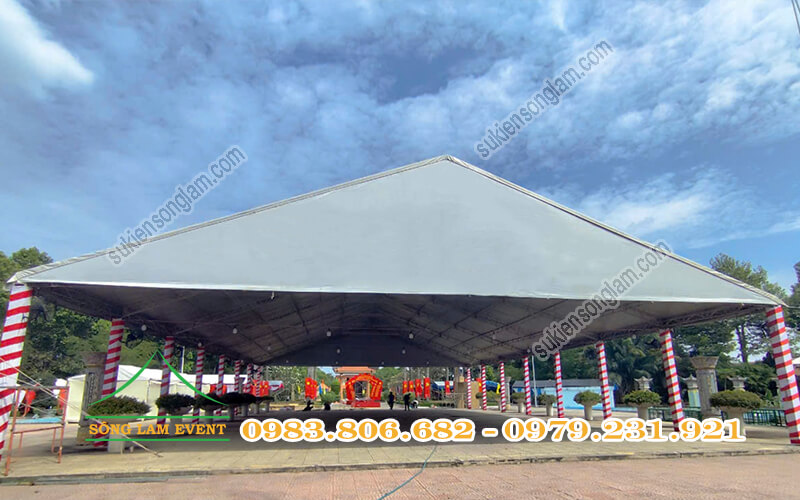 Cho thuê nhà bạt không gian kích thước lớn