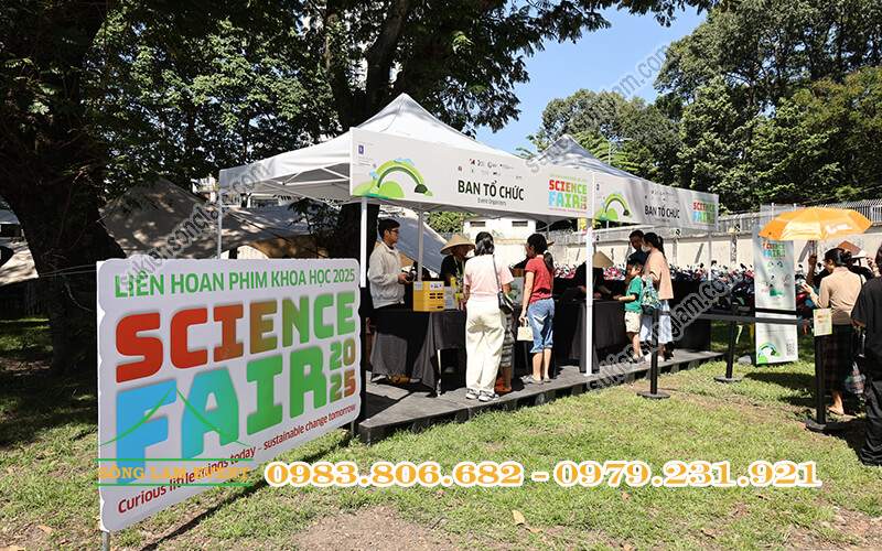 Cho thuê nhà bạt tổ chức Ngày hội khoa học Science Fair 2025 tại TPHCM Cho thuê nhà bạt tổ chức Ngày hội khoa học Science Fair 2025 tại TPHCM