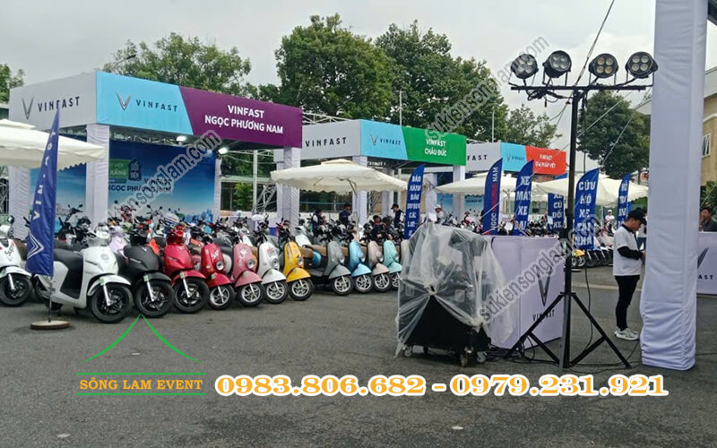 Cho thuê nhà bạt tổ chức Ngày hội thu xăng đổi điện 2025 của Vinfast tại Vũng Tàu
