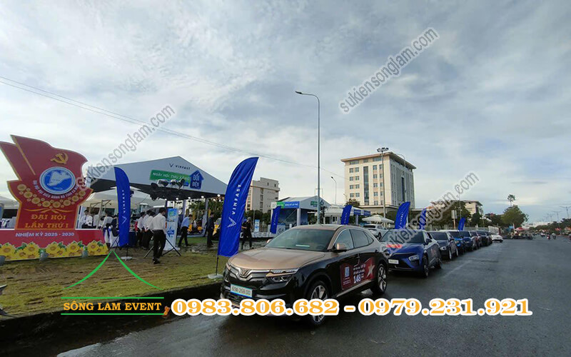 Cho thuê nhà bạt tổ chức sự kiện Thu xăng đổi điện 2025 của Vinfast tại Cà Mau Cho thuê nhà bạt tổ chức sự kiện Thu xăng đổi điện 2025 của Vinfast tại Cà Mau