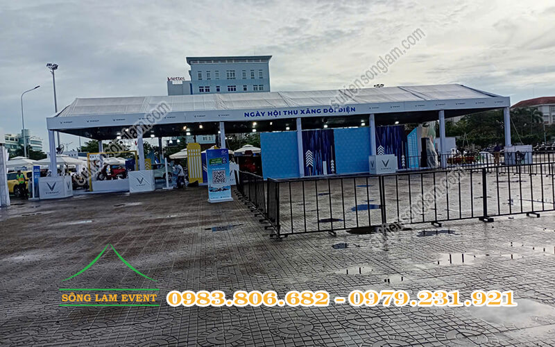 Cho thuê nhà bạt tổ chức sự kiện Thu xăng đổi điện 2025 của Vinfast tại Cà Mau Cho thuê nhà bạt tổ chức sự kiện Thu xăng đổi điện 2025 của Vinfast tại Cà Mau