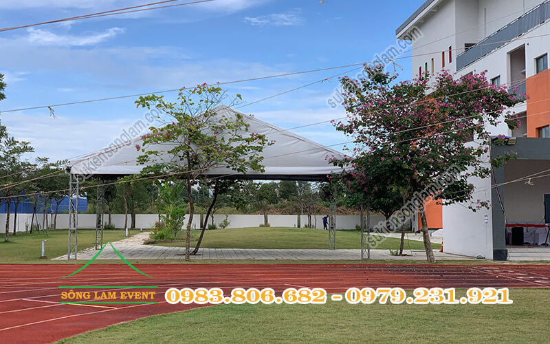 Thuê nhà bạt sự kiện trường học, lễ tốt nghiệp, hội thao ngoài trời