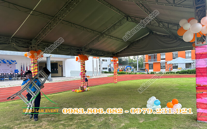 Thuê nhà bạt sự kiện trường học, lễ tốt nghiệp, hội thao ngoài trời