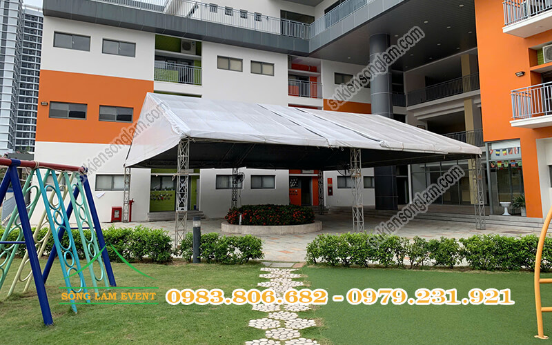 Thuê nhà bạt sự kiện trường học, lễ tốt nghiệp, hội thao ngoài trời