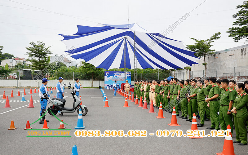 Cho thuê dù sự kiện tổ chức Hội nghị tập huấn nâng cao cho CSGT và CA cơ sở