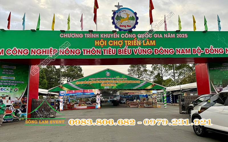Cho thuê nhà bạt tổ chức Hội chợ triển lãm hàng CNTT tiêu biểu vùng Đông Nam Bộ Đồng Nai 2025 Cho thuê nhà bạt tổ chức Hội chợ triển lãm hàng CNTT tiêu biểu vùng Đông Nam Bộ Đồng Nai 2025