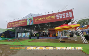 Cho thuê nhà bạt truss nhôm tổ chức Mái ấm gia đình Việt 2025 tại Hà Nội