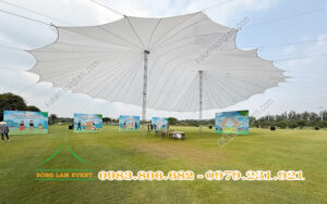 Cho thuê dù sự kiện tổ chức Chương trình Vui hội gia đình kết nối yêu thương Hoa Linh miền Nam