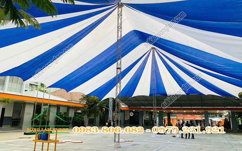 Cho thuê dù sự kiện tổ chức Workshop Yoyo trường quốc tế Singapore SIS TPHCM