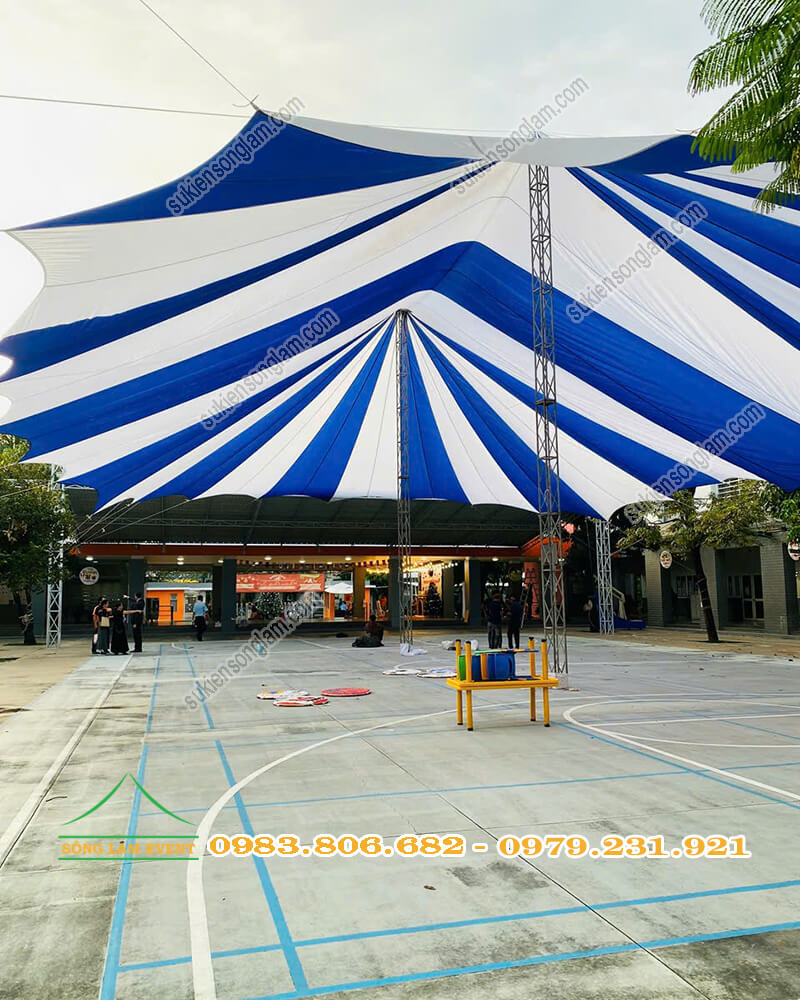 Cho thuê dù sự kiện tổ chức Workshop Yoyo trường quốc tế Singapore SIS TPHCM