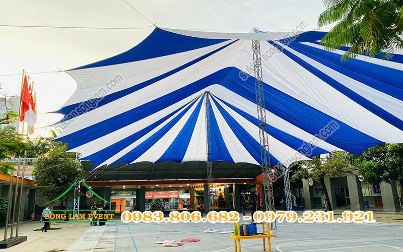 Cho thuê dù sự kiện tổ chức Workshop Yoyo trường quốc tế Singapore SIS TPHCM