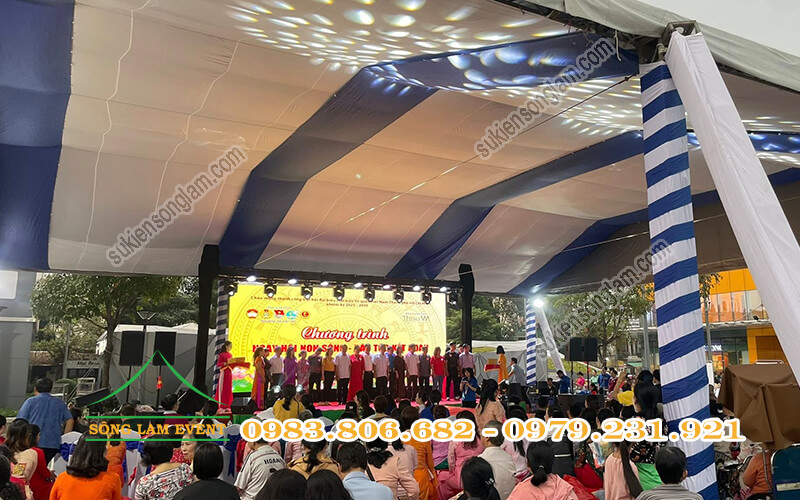 Cho thuê nhà bạt tổ chức Chương trình Ngày hội non sông dân tộc kết đoàn