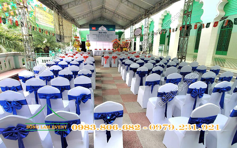 Cho thuê nhà bạt tổ chức Đại hội đại biểu cộng đồng Hồi Giáo Islam TPHCM