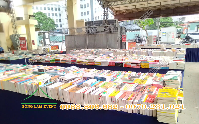 Cho thuê nhà bạt tổ chức Hội sách dọn kho đón Tết phường Xuân Hòa TPHCM