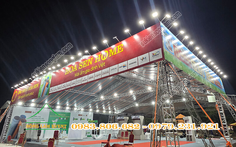 Cho thuê nhà bạt tổ chức Mái ấm gia đình Việt 2025 tại Tây Ninh