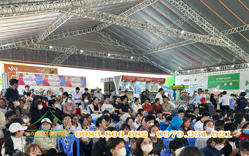 Cho thuê nhà bạt tổ chức Mái ấm gia đình Việt 2025 tại Tây Ninh