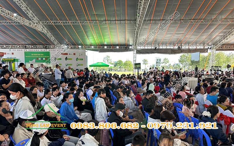 Cho thuê nhà bạt tổ chức Mái ấm gia đình Việt 2025 tại Tây Ninh