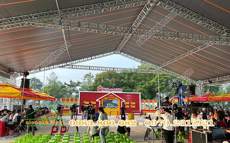 Cho thuê nhà bạt tổ chức Mái ấm gia đình Việt 2025 tại Tây Ninh