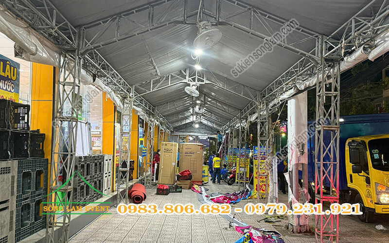 Cho thuê nhà bạt tổ chức hoạt động mùa lễ hội 2025 của Điện Máy Xanh Cho thuê nhà bạt tổ chức hoạt động mùa lễ hội 2025 của Điện Máy Xanh