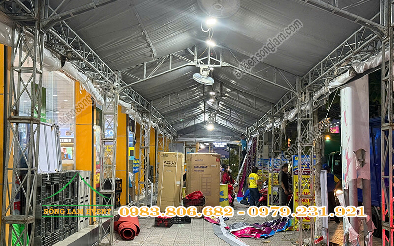 Cho thuê nhà bạt tổ chức hoạt động mùa lễ hội 2025 của Điện Máy Xanh Cho thuê nhà bạt tổ chức hoạt động mùa lễ hội 2025 của Điện Máy Xanh