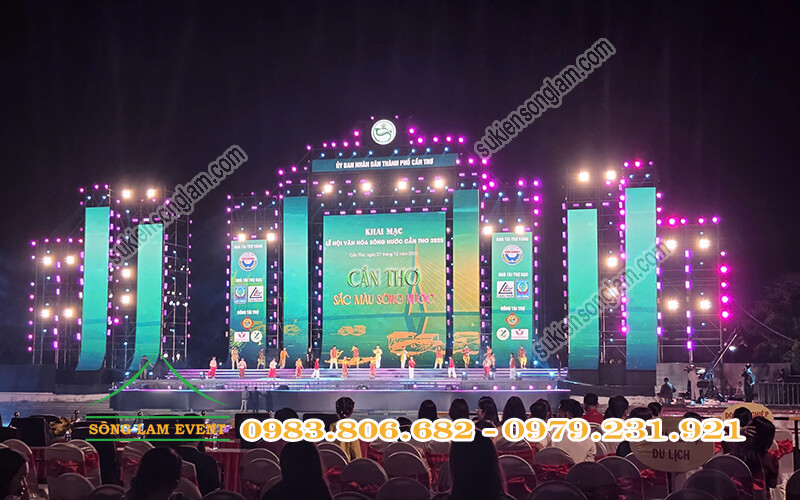 Cho thuê sân khấu tổ chức lễ hội văn hóa sông nước Cần Thơ 2025 Cho thuê sân khấu tổ chức lễ hội văn hóa sông nước Cần Thơ 2025