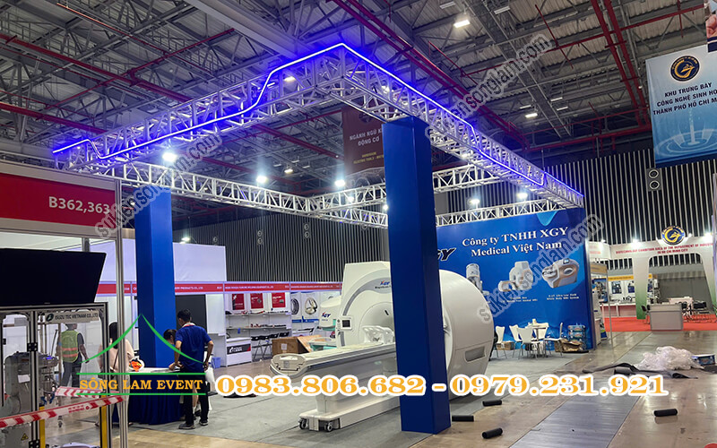 Gian hàng truss nhôm Gian hàng truss nhôm