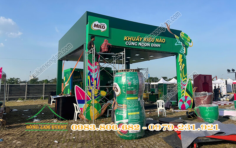 Gian hàng truss nhôm Gian hàng truss nhôm