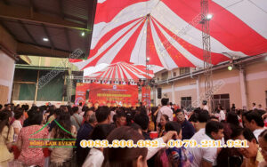 Cho thuê dù sự kiện tổ chức tiệc tất niên công ty Uni - President Việt Nam TPHCM