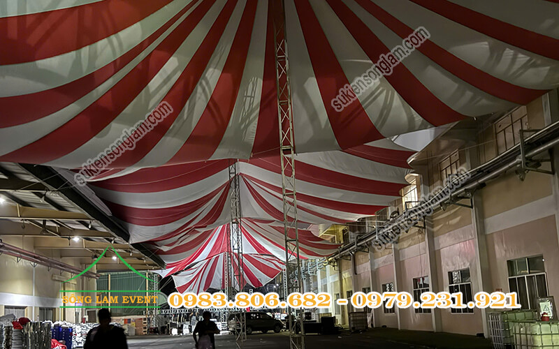 Cho thuê dù sự kiện tổ chức tiệc tất niên công ty Uni - President Việt Nam TPHCM