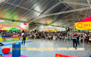 cho thuê nhà bạt không gian