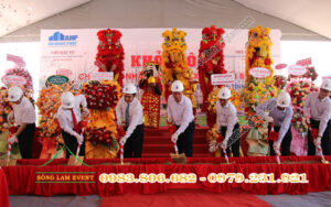 Cho thuê nhà bạt tổ chức Lễ khởi công chung cư nhà ơ NXH2 - khối B