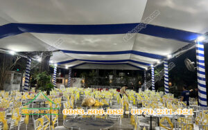 Cho thuê nhà bạt tổ chức tiệc lưu động công ty FPT tại TPHCM