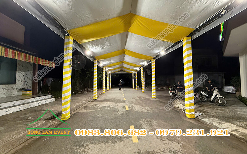 Cho thuê nhà bạt tổ chức Tiệc tất niên công ty Trình Nguyên Phát