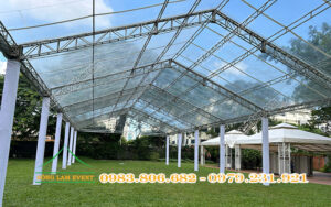 Cho thuê nhà bạt trong suốt