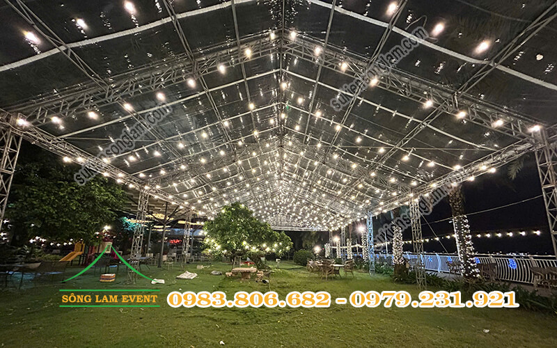 Cho thuê nhà bạt trong suốt