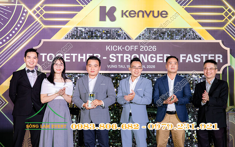 tổ chức sự kiện Kick off 2026 của Kenvue Việt Nam