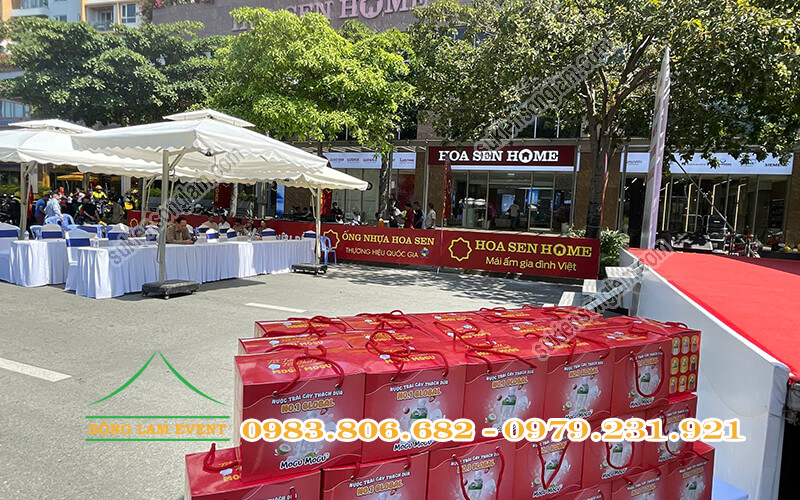 Cho thuê backdrop sự kiện tổ chức Giải xe đạp roller 2026 cup Hoa Sen Home Cho thuê backdrop sự kiện tổ chức Giải xe đạp roller 2026 cup Hoa Sen Home