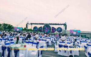 Cho thuê bàn ghế sự kiện tổ chức Tiệc tất niên 2025 công ty Terumo Đồng Nai