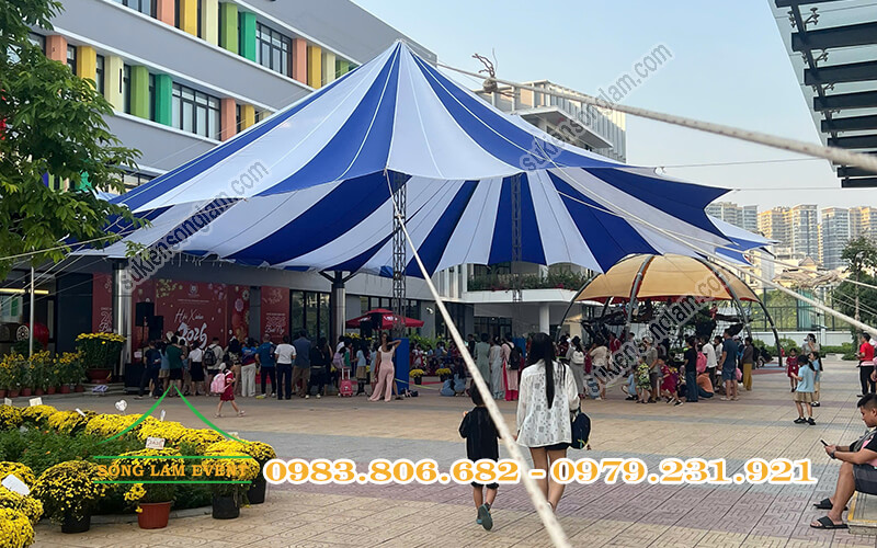 Cho thuê dù sự kiện tổ chức Hội xuân 2026 trường Vinshool Central Park TPHCM