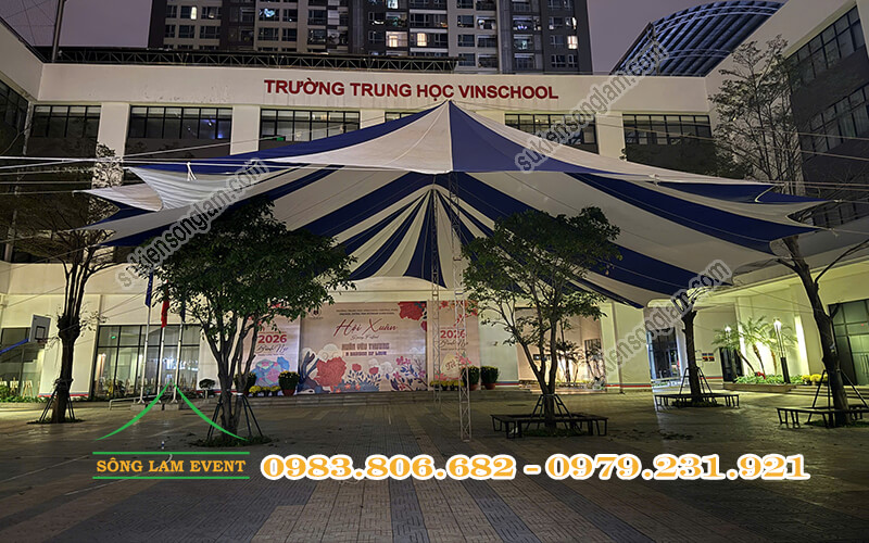 Cho thuê dù sự kiện tổ chức Hội xuân 2026 trường Vinshool Central Park TPHCM