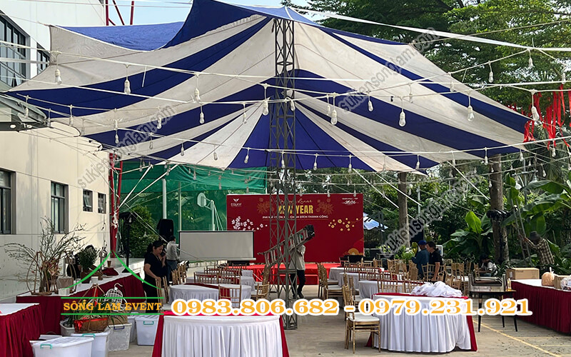 Cho thuê dù sự kiện tổ chức Tiệc tất niên 2025 tập đoàn giáo dục Equest Cho thuê dù sự kiện tổ chức Tiệc tất niên 2025 tập đoàn giáo dục Equest