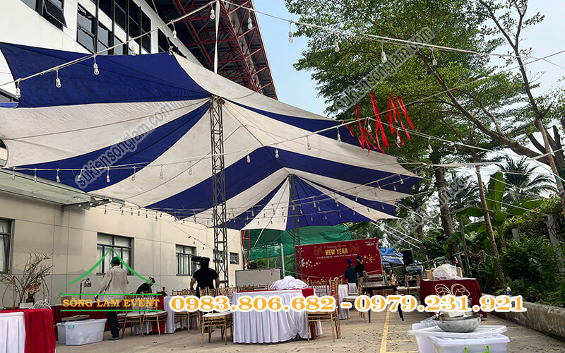 Cho thuê dù sự kiện tổ chức Tiệc tất niên 2025 tập đoàn giáo dục Equest Cho thuê dù sự kiện tổ chức Tiệc tất niên 2025 tập đoàn giáo dục Equest