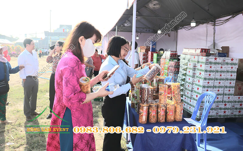 Cho thuê gian hàng hội chợ tổ chức Hội hoa Xuân - Chợ hoa Tết xã Thái Mỹ