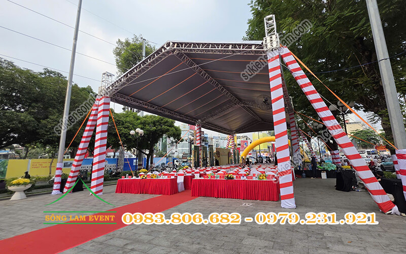 Cho thuê nhà bạt tổ chức Lễ ra mắt CLB xe đạp công an TPHCM