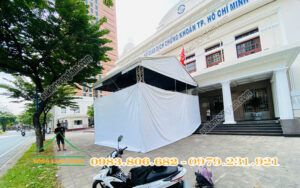 Cho thuê nhà bạt tại Sở giao dịch chứng khoán TPHCM