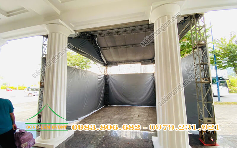 Cho thuê nhà bạt tại Sở giao dịch chứng khoán TPHCM