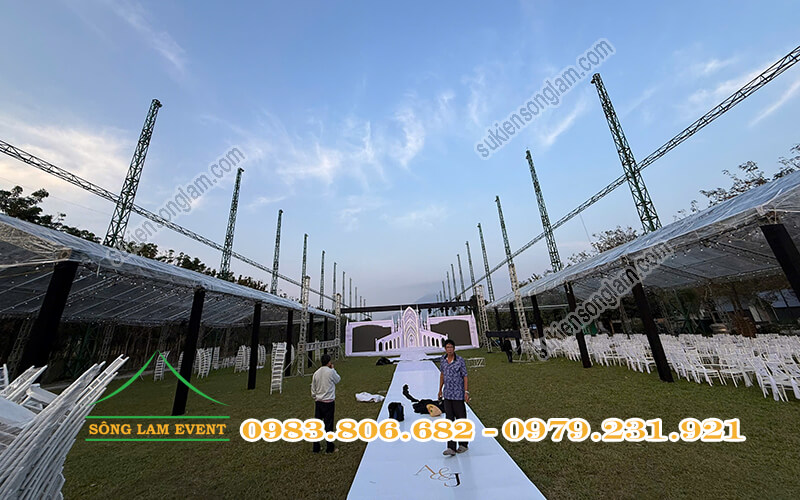 Cho thuê nhà bạt trong suốt tổ chức tiệc cưới ngoài trời tại Tây Ninh Cho thuê nhà bạt trong suốt tổ chức tiệc cưới ngoài trời tại Tây Ninh