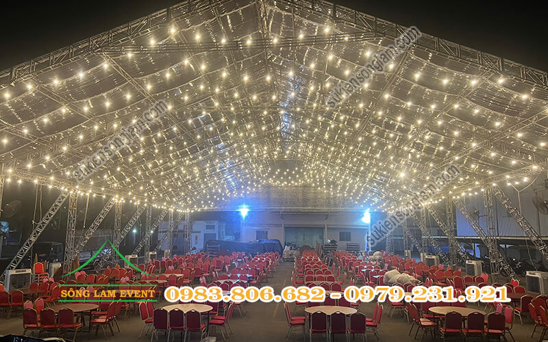 Cho thuê nhà bạt trong suốt tổ chức Tiệc tất niên 2025 tại KCN Amata Đồng Nai