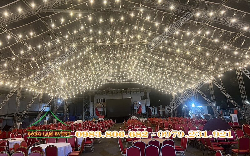 Cho thuê nhà bạt trong suốt tổ chức Tiệc tất niên 2025 tại KCN Amata Đồng Nai